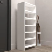 Kenzlife ayakkabılık mısri mat beyaz suntalam 095*040*20 oniki çift ayakkabı kapasitesi arkalıksız - 3