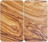 2'li 30x52 Cm Cam Ocak Koruyucu 4'lü Ocaklar Için Ahşap Model thumbnail 1