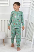 Computer Game Desenli Erkek Çocuk Pijama Takımı thumbnail 10