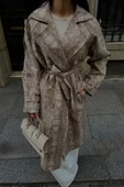 YILAN DESEN TRENCH - Bej thumbnail 3