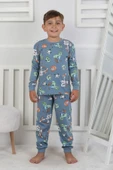 Computer Game Desenli Erkek Çocuk Pijama Takımı thumbnail 1