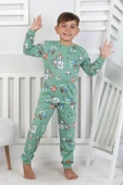 Computer Game Desenli Erkek Çocuk Pijama Takımı thumbnail 9