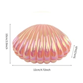 LED Işıklı Kendin Yap Deniz Kabuğu Tasarımlı Lale Lamba thumbnail 5