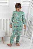 Computer Game Desenli Erkek Çocuk Pijama Takımı thumbnail 11