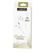 MobiLX ME-02 Beyaz Spor Kulak İçi Kulaklık – Aux Girişli, HD Ses Kalitesi, Tüm Telefon ve Cihazlarla Uyumlu - 2