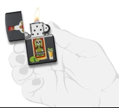 Zippo Tequila Black Matte Dizayn Çakmak thumbnail 4