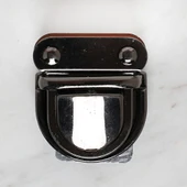 Loren Metal Çanta Kilidi Büyük Siyah thumbnail 3