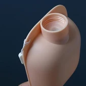 BUFFER® Evcil Hayvan Plastik Yıkanabilir Taşınabilir Su Şişesi Bağlantılı Su Kabı - 7