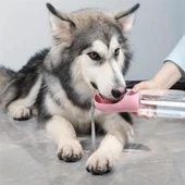 BUFFER® Taşınabilir Evcil Hayvan Suluğu Seyahat Kabı Kilitlenebilen Su Sızdırmaz Kap 350 ml - 2