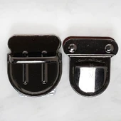 Loren Metal Çanta Kilidi Büyük Siyah thumbnail 4