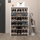 Kenzlife ayakkabılık mısri mat beyaz suntalam 095*060*20 onsekiz çift ayakkabı kapasitesi arkalıksız thumbnail 2