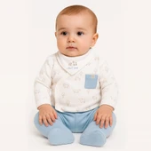 Bistyle Curly Lamb 3'lü Zıbın Takımı 13107 Bej Ekru thumbnail 7