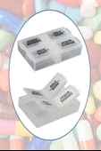 BUFFER® 4 Öğün Günlük Hap İlaç Saklama Taşıma Kutusu İlaç Hatırlatıcı - 8