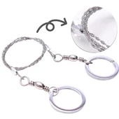 BUFFER® Karavanda ,Kampda  Taşınabilir Mini  Zincir  Cep Testeresi Dişli Tel Ahşap Plastik Metal Kes thumbnail 7