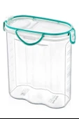 BUFFER® Kilitli Kapaklı Contalı Hava,Su Sıvı Geçirmez 2,4 Litre Erzak Saklama Kabı-SA590 - 5
