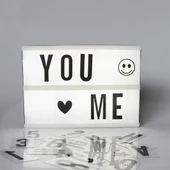 BUFFER® Sinematik Lightbox Dekorasyon Aydınlatma Aksesuarları (A5 Boyut) thumbnail 4