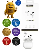MobiLX ProPODS 3. Nesil Kablosuz Bluetooth Kulak İçi Kulaklık – HD Mikrofon, Ultra Hafif, HiFi Stereo Ses, Kılıf Hediyeli - 1