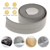 BUFFER® Gri Su Sızdırmaz  Banyo Mutfak Lavabo Küvet İzolasyon Şerit Bant - 7