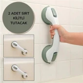 BUFFER® Düşme Ve Kayma Önleyici Banyo Tuvalet Vantuzlu Kilitli Tutacak thumbnail 7