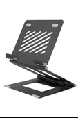 Buffer®  Ayarlanabilir Metal Dizüstü Destek Tabanı Katlanabilir Taşınabilir Laptop Sehpası Standı - 7