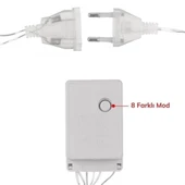 BUFFER® 8 Fonksiyonlu 16 Saçaklı Perde Led 3 x 1 (Günışığı) thumbnail 6