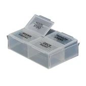 BUFFER® 4 Öğün Günlük Hap İlaç Saklama Taşıma Kutusu İlaç Hatırlatıcı - 4