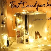 BUFFER® 10 Metre 100 Ledli 8 Fonksiyonlu Dekoratif Lambader Sarı Lamba thumbnail 6