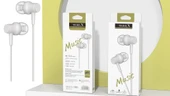 MobiLX ME-03 Beyaz Kablolu Kulak İçi Kulaklık – Aux Girişli, Extra Bass, Tüm Telefon ve Cihazlarla Uyumlu - 5