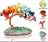 Valkyrie 7 Çakra Reiki Para Ağacı – Doğal Kristal Taş Dekor, Enerji Dengeleme, Feng Shui, Şans ve Pozitif Enerji - 2