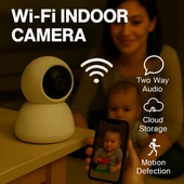 ROSE AHD-20600 Wi-Fi Kamera HD Görüntü Gece Görüş Hareket Algılama Sesli Takip - 4