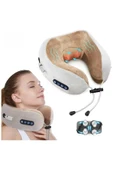 Auhma AMG32 Şarjlı Masajlı Boyun Yastığı | Taşınabilir Isıtmalı USB-C 1800 mAh - 1