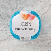 Loren Natural Baby Turkuaz El Örgü İpi - R091 - 33934 thumbnail 1