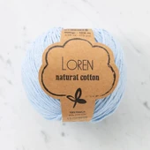Loren Natural Cotton Bebe Mavi El Örgü İpi - R090 - 33921 thumbnail 1
