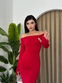 Vasco Madonna Drapeli Elbise thumbnail 1