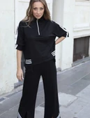 Kadın Polo Yaka Paça Yırtmaçlı Ribanalı İkili Takım thumbnail 7