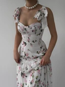 Poses Omuz Bağlamalı Elbise thumbnail 11