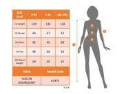 Kadın Kısa Kollu Bisiklet Yaka Yandan Bağlamalı Viskon Iki Iplik Elbise thumbnail 7