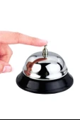 BUFFER® Masaüstü Dekoratif Otel Resepsiyon Görevli Çağırma Zili Çanı thumbnail 8