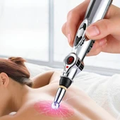 BUFFER® 2 Farklı Başlıklı Elektronik Akupunktur Meridyen Enerji Masaj Kalemi thumbnail 4