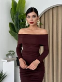 Dakota Drapeli Elbise thumbnail 1