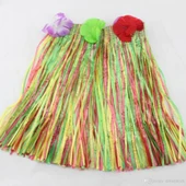 Hawaii Hula Eteği Karışık Renk 40 cm - 2