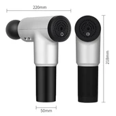 BUFFER®  6 Farklı Seviyeli Titreşimli 4 Farklı Başlıklı Büyük Boy Masaj Tabancası thumbnail 3