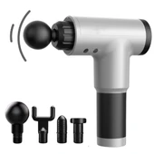 BUFFER®  6 Farklı Seviyeli Titreşimli 4 Farklı Başlıklı Büyük Boy Masaj Tabancası thumbnail 6