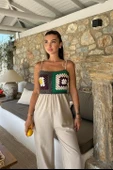 Jasmin Süzüneli Keten Tulum 1280-08 - 5