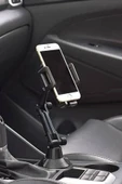 BUFFER® Teleskopik Araç Bardak Yerine Giren Telefon Tutucu - 15