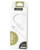 MobiLX USB to Type-C Şarj ve Data Kablosu – 3.1A, Hızlı Şarj, Siyah - 2