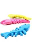 BUFFER® Balık Kemiği İskelet Şekilli Renkli Plastik Kedi Oyuncağı - 13