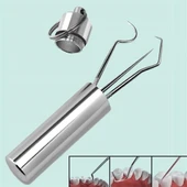 BUFFER® 7 Parça Paslanmaz Çelik Ağız Diş Tartar Sökücü Temizlik Bakım Seti thumbnail 14