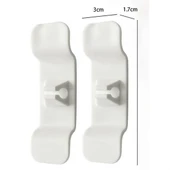 Buffer 6'lı Pratik Kablo Toparlayıcı Yapışkanlı Klips Mutfak Air Fryer Kettle Kahve Tost Makinası - 4