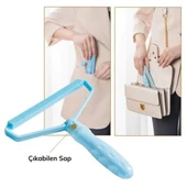 BUFFER® Çift Taraflı Elbise Kazak Plastik Kumaş Tüy Alma ve Tiftik Temizleyici Toplayıcı Taşınabilir thumbnail 7